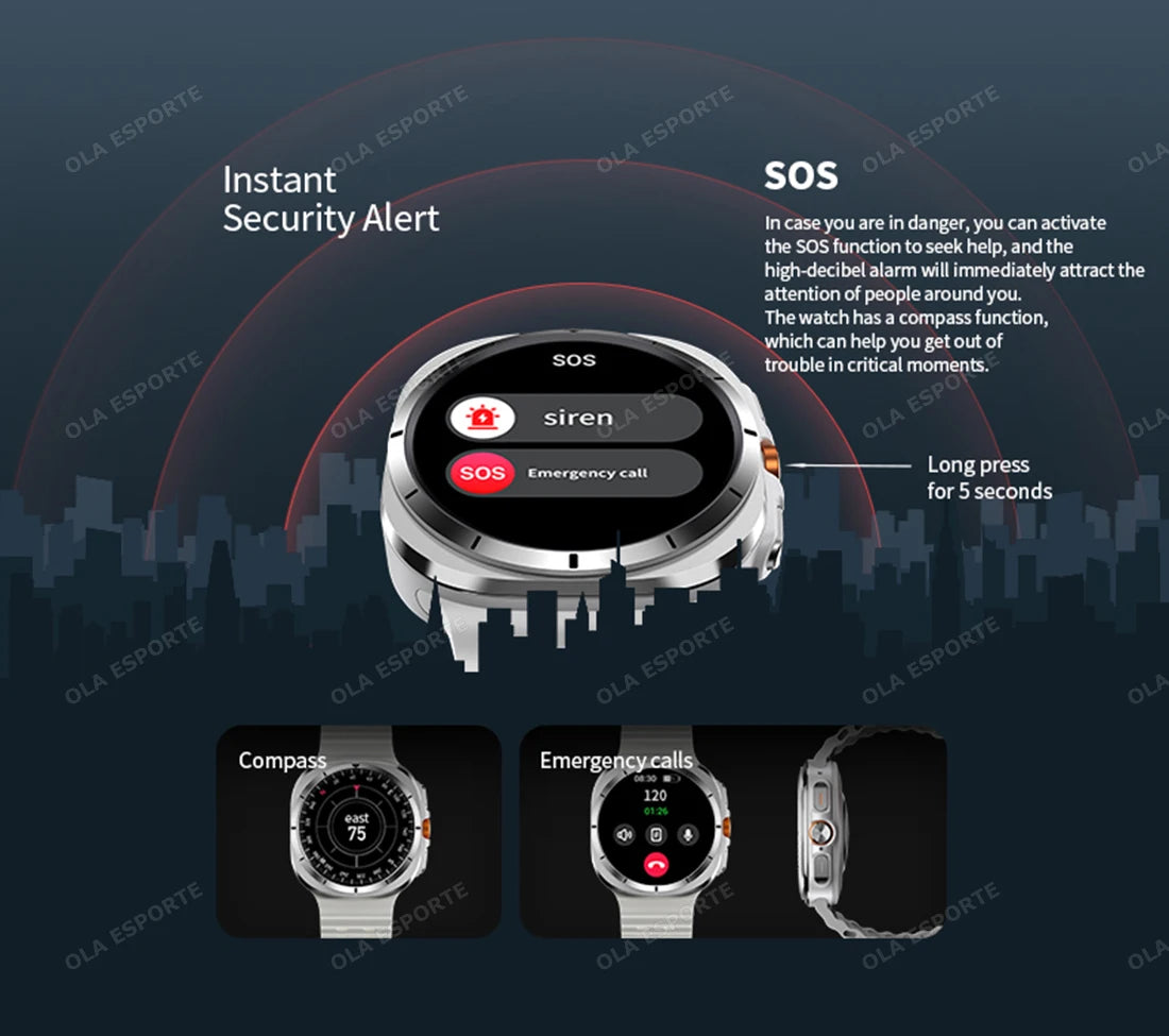 Relaxxify Samsung Galaxy Watch Ultra – Ultimate Smartwatch for Fitness, Health, and Connectivity