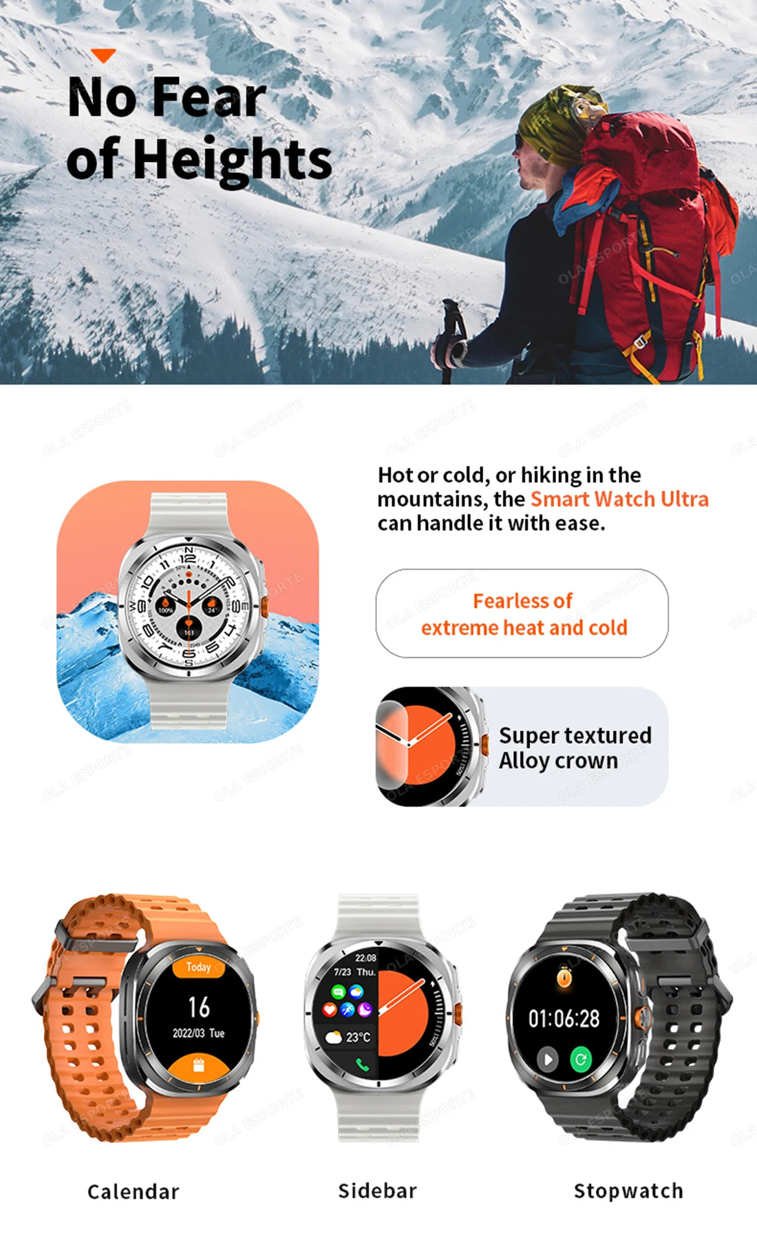 Relaxxify Samsung Galaxy Watch Ultra – Ultimate Smartwatch for Fitness, Health, and Connectivity